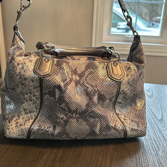 Coach Campbell Leather Exotic Satchel G1380-f26041 - Picture 5 of 5